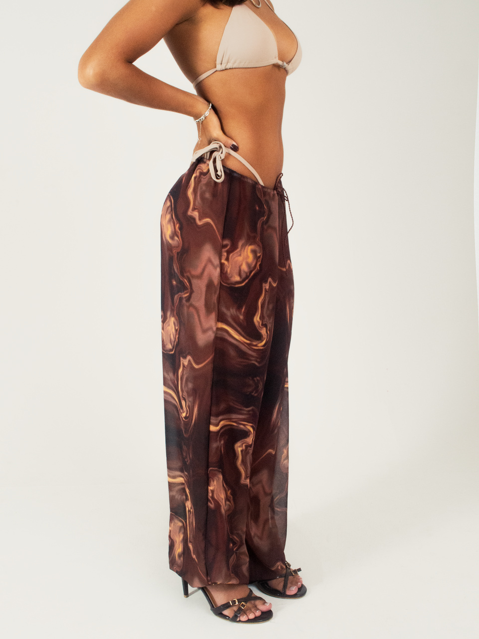 CALÇA CREPE MOCHA