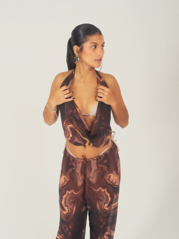 CALÇA CREPE MOCHA